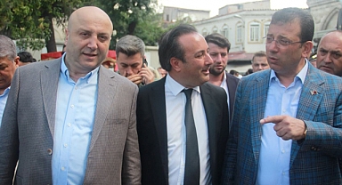 İstanbul Büyükşehir Belediye Başkanı Ekrem İmamoğlu Kapalı Çarşı'da / Haber Gold