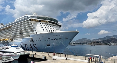 Bodrum'a 'Odyssey of the Seas' ile 3 bin 693 yolcu geldi