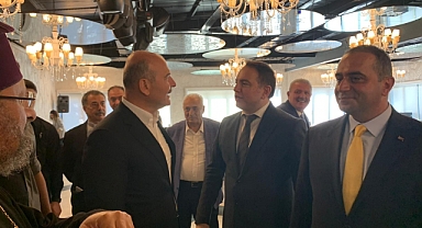 İçişleri Bakanı Süleyman Soylu, azınlık vakıflarının temsilcileriyle kahvaltıda bir araya geldi
