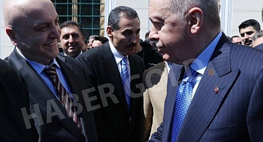 Kapalı Çarşı Başkanı İlhami Yazıcı, Cumhurbaşkanı Recep Tayyip Erdoğan ile Görüştü