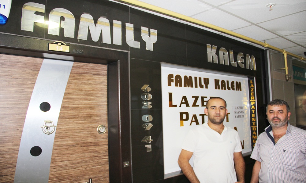 "Family Kalem ve Lazer damga" firması çıtayı yükseltti