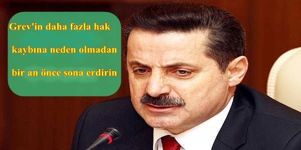 Çelik'ten Darphane çalışanlarına çağrı