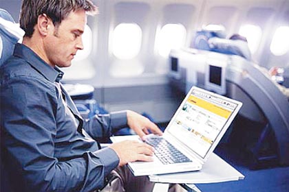 Uçakta internet dönemi başlıyor