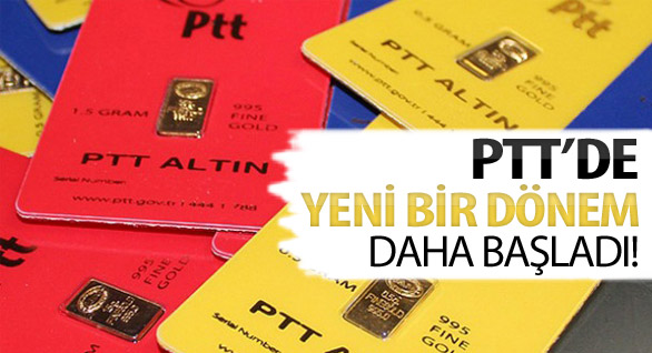 PTT Altın Satışına Başladı