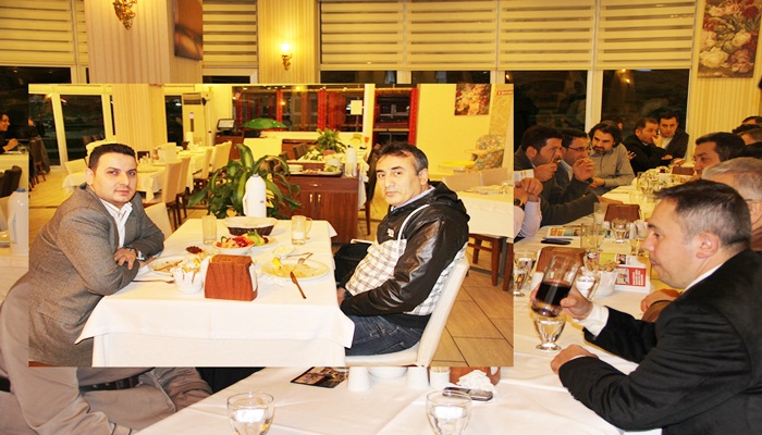 Ersoy alyans Genel Müdürü Adem Aydın, İktisad Derneğinin Yemeğine katıldı