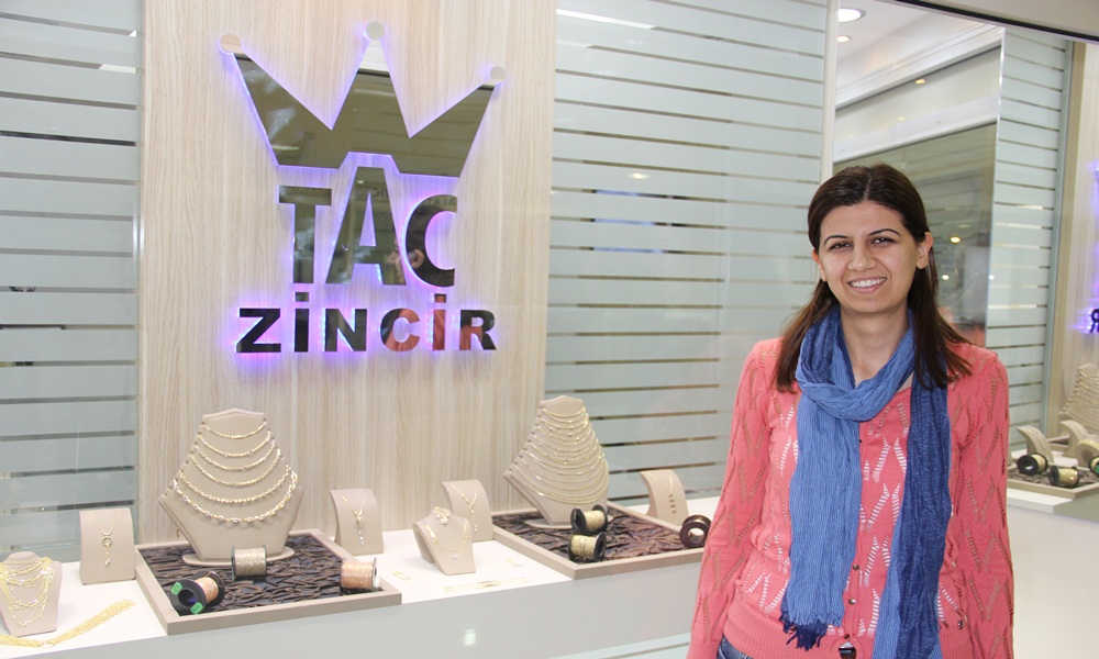 "Taç zincir" kuyumcukent açılışını yaptı