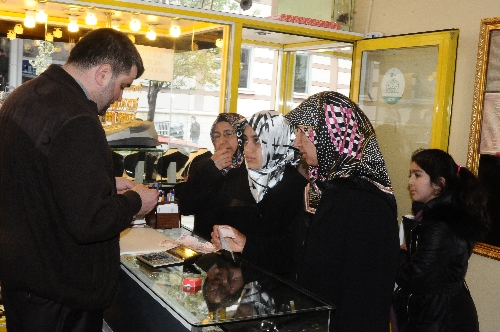 Sivas'ta da altın yok satıyor